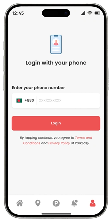 ParEasy UI Screen 10