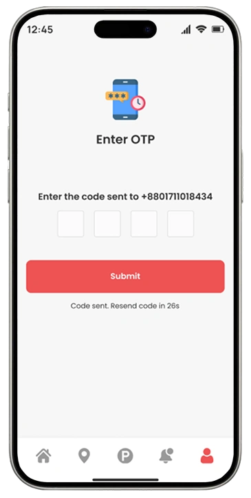 ParEasy UI Screen 11