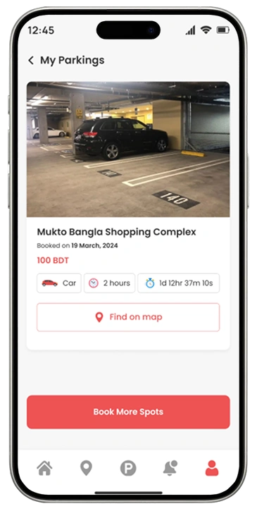 ParEasy UI Screen 19